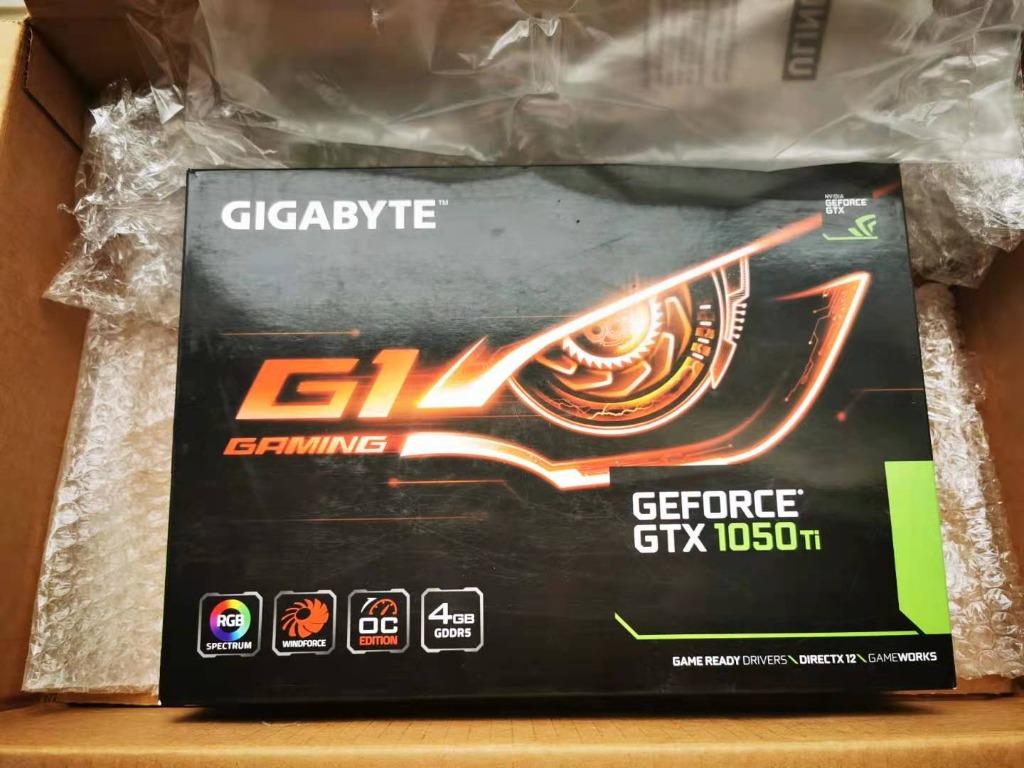 Gigabyte geforce gtx 1050 ti g1 gaming 4g sale