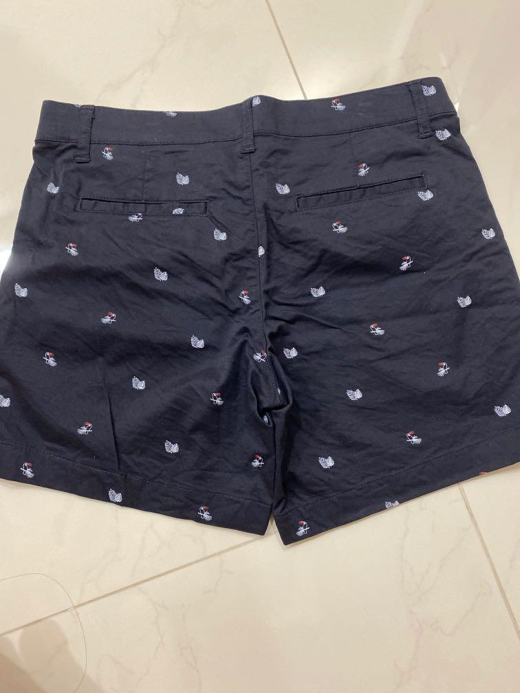 Dark blue khaki shorts