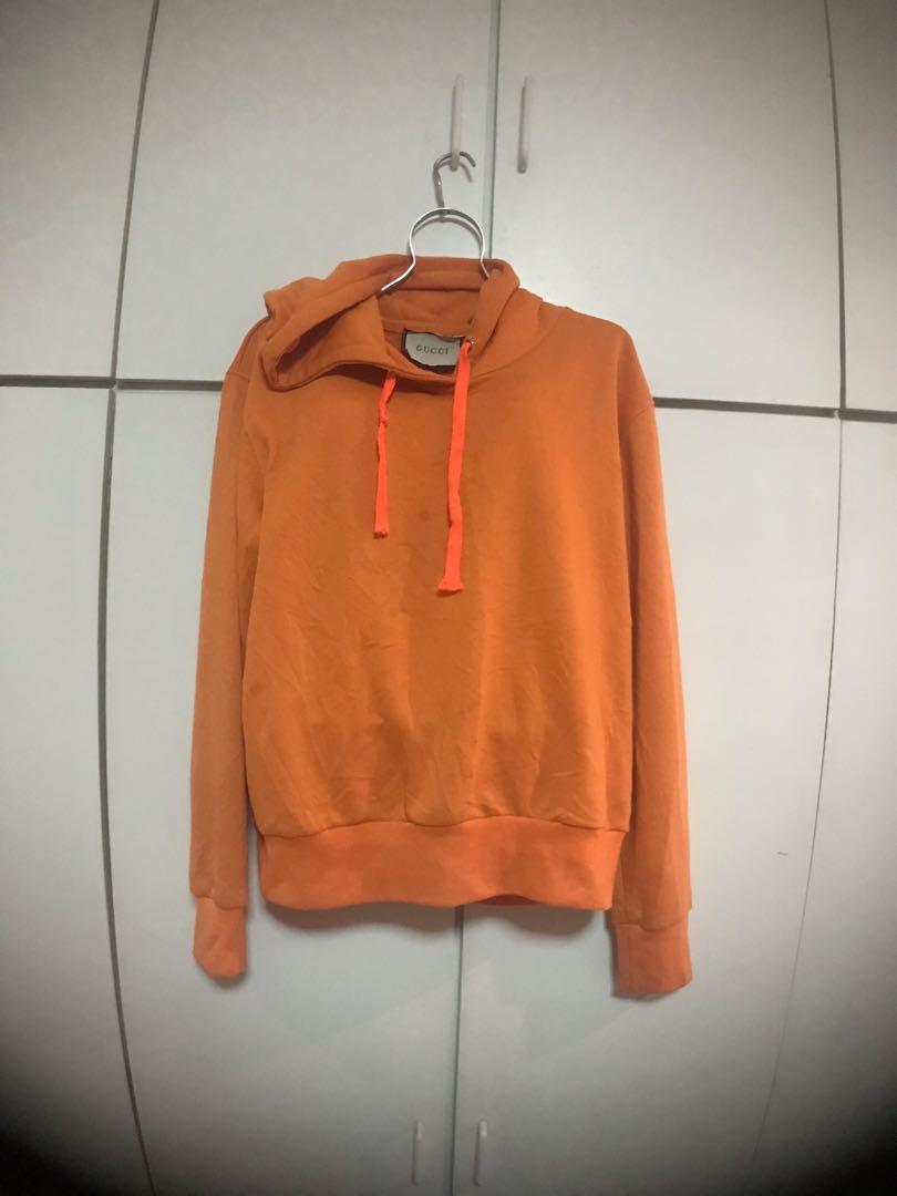 Gucci hoodie orange sale