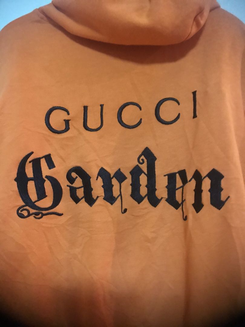 orange gucci hoodie