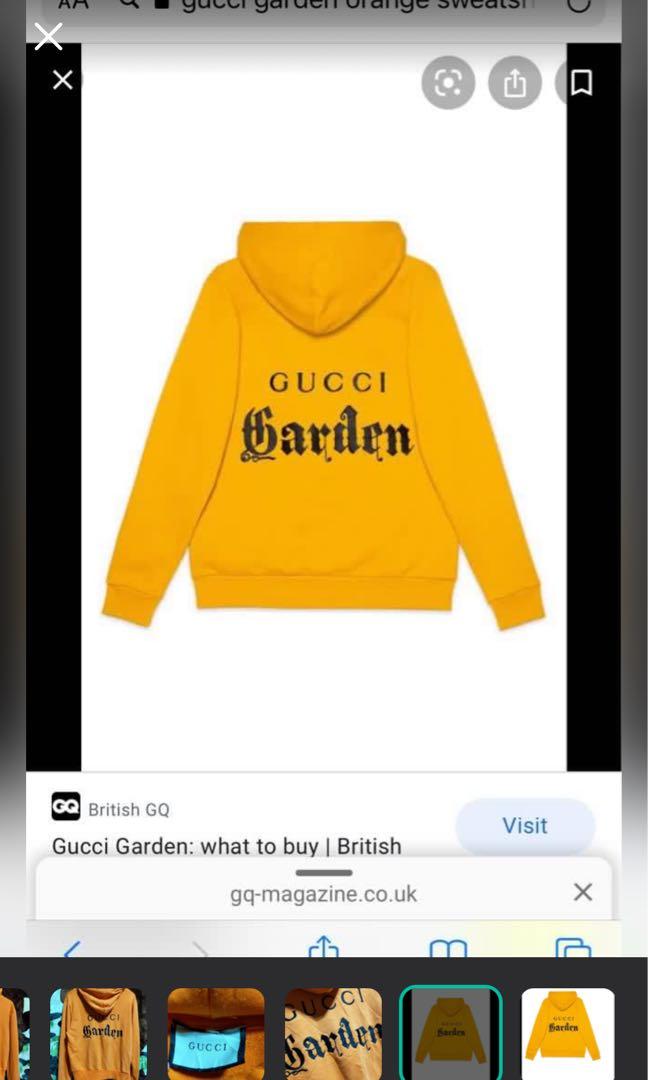 orange gucci hoodie