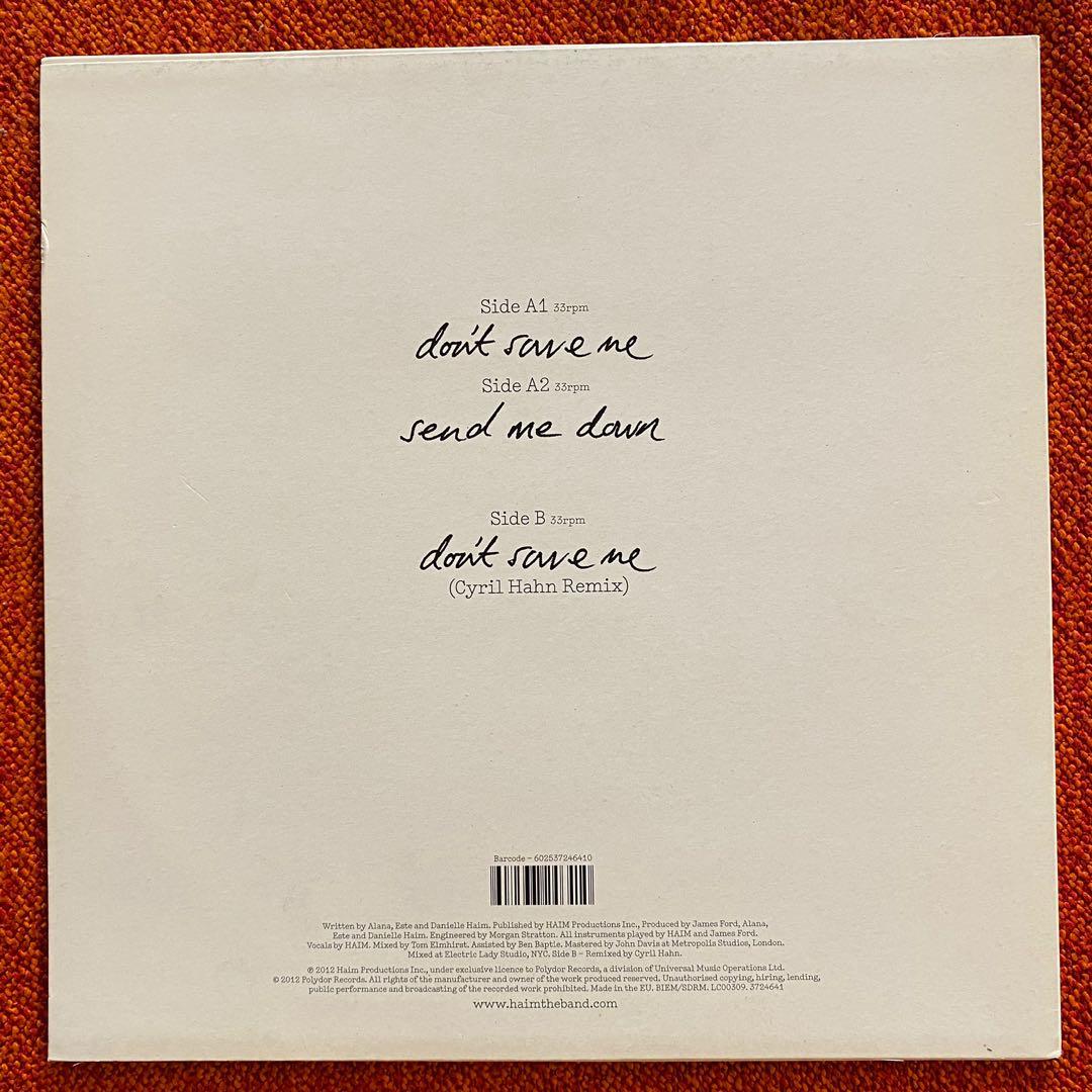 Haim Don’t Save Me LP Vinyl (Category: Vinyls) located in Taguig. Submitted by kimosab3 (Listing ID 1054726288, Image 2). Description: .