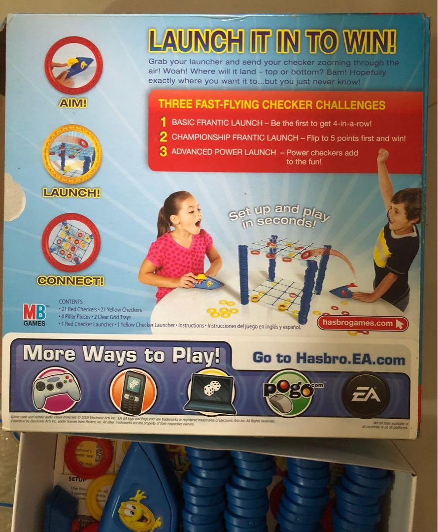 Hasbro Connect 4 launchers (very new), Hobbies & Toys, Toys & Games on
