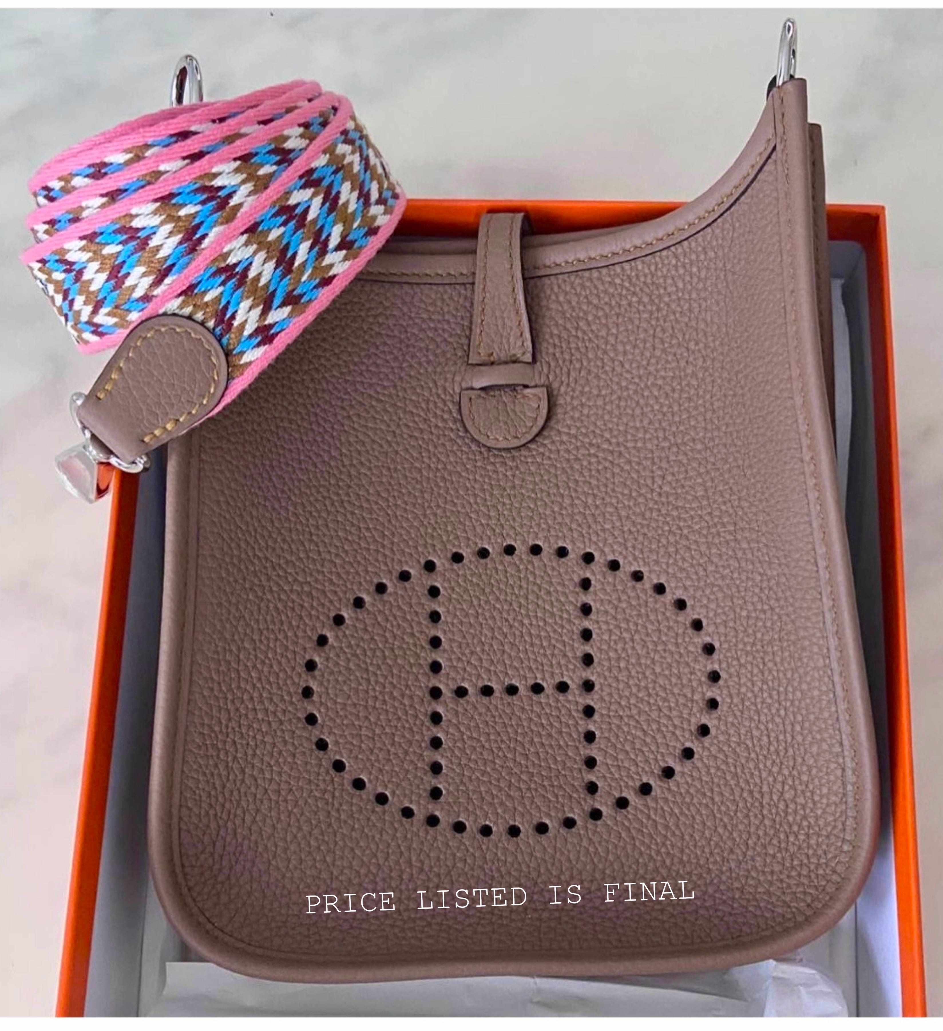 Hermes Mini Evelyne TPM, Luxury, Bags & Wallets on Carousell