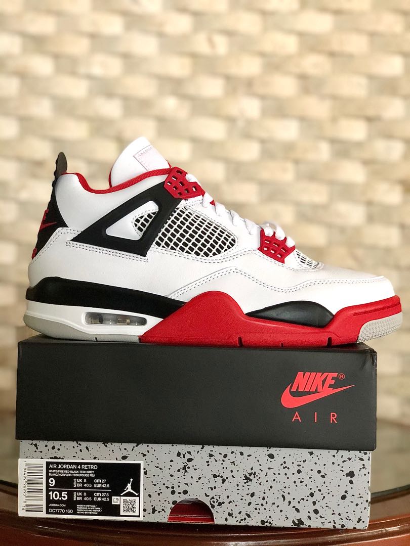jordan 4 fire red 42