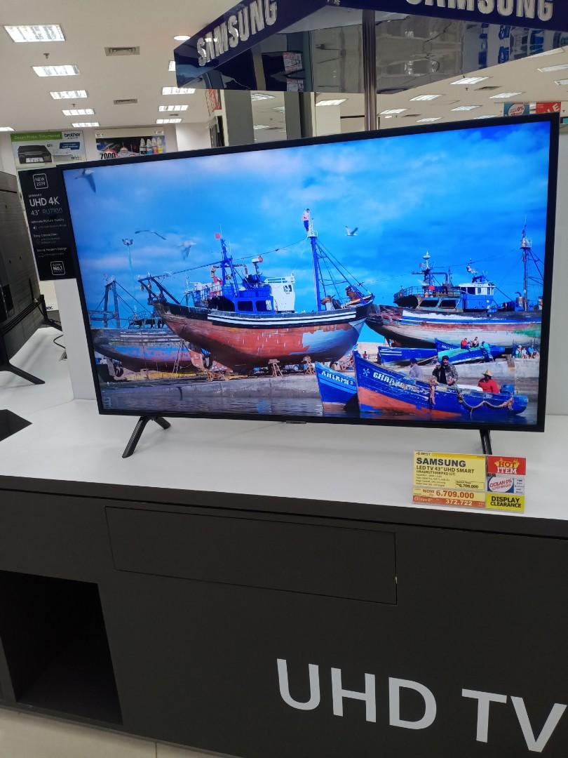 Kredit Samsung Tv Led 43 Inch Uhd Smart Ua43ru7100kpxd Lt Elektronik Tv Perlengkapan Hiburan Di Carousell