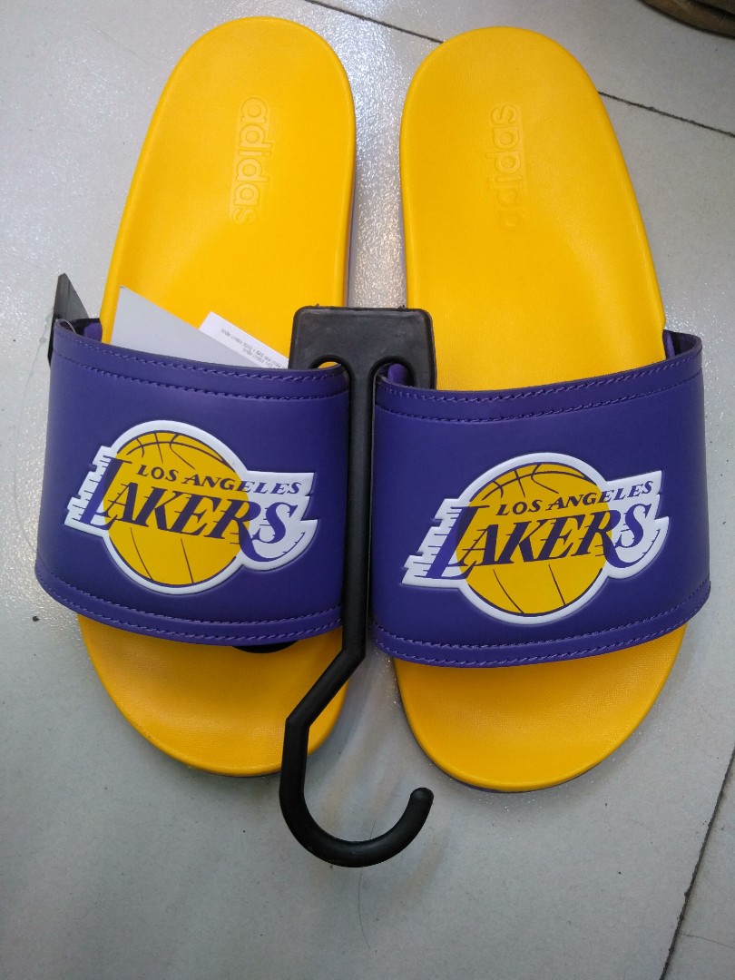 lakers slippers