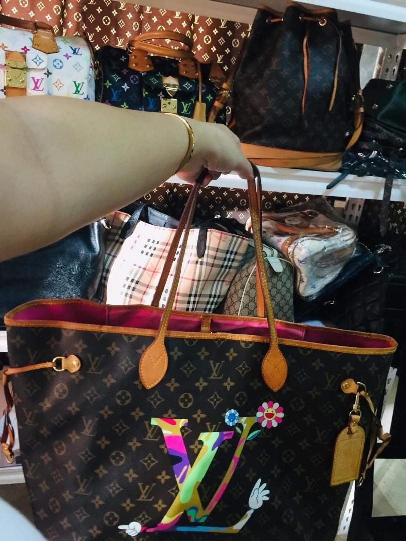 LV Neverfull GM Takashi Murakami, Women's Fashion, Bags & Wallets, Purses &  Pouches on Carousell