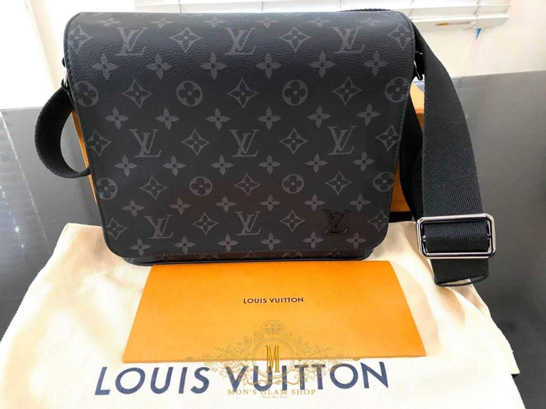 Louis Vuitton District Messenger Bag Monogram Eclipse Canvas MM - ShopStyle
