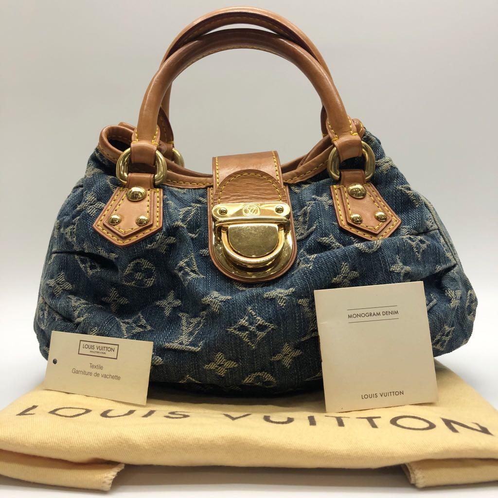 Louis Vuitton vintage Lv denim pleaty bag, Luxury, Bags & Wallets on  Carousell