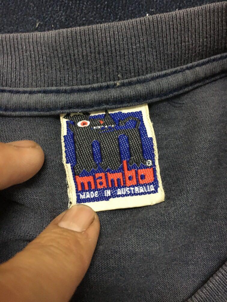 Mambo (Category: Tshirts & Polo Shirts) located in Johor Bahru. Submitted by aiman_akea (Listing ID 1054884428, Image 3). Description: Mambo Pit 22 Labuh 27 Condition 8.6/10 Rm80.