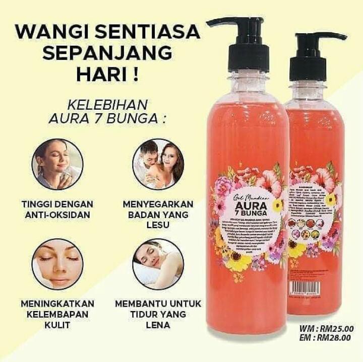 Mandian Aura 7 Bunga Health Nutrition Health Supplements Health Food Drinks Tonics On Carousell
