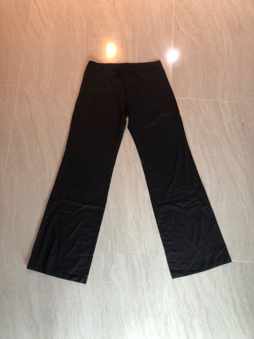 Men s bootcut pinstripe pants