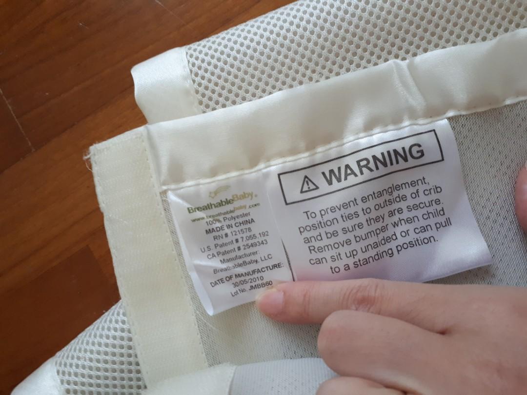 Mesh Cot Bumper, Babies & Kids, Baby Nursery & Kids Furniture, Cots