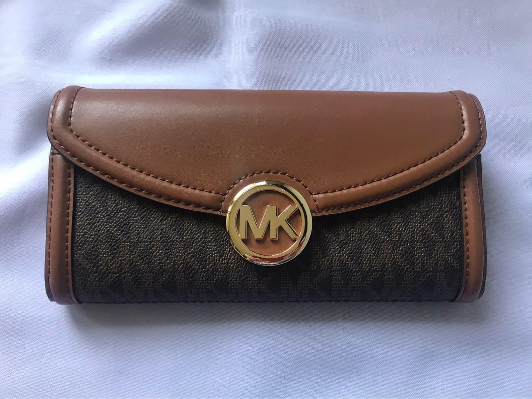 Michael kors fulton large flap continental wallet sale
