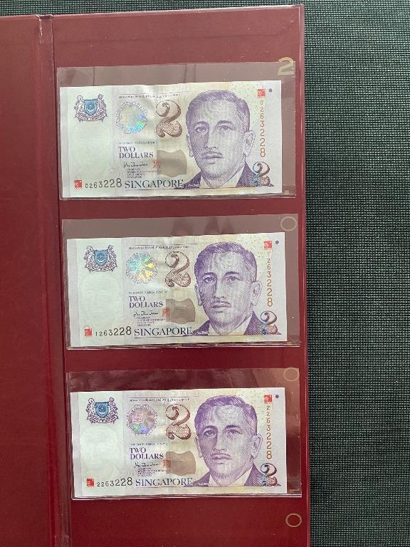 Millennium 2000 UOB Commemorative $2 notes, Hobbies & Toys, Memorabilia ...