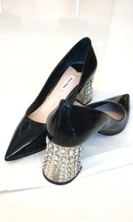 Prada Heels Women S Fashion Shoes Heels On Carousell