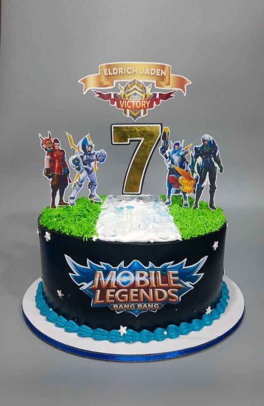 Mobile legends theme cake❤️ #cakesoftiktok #chocolatemoistcake #person... |  TikTok