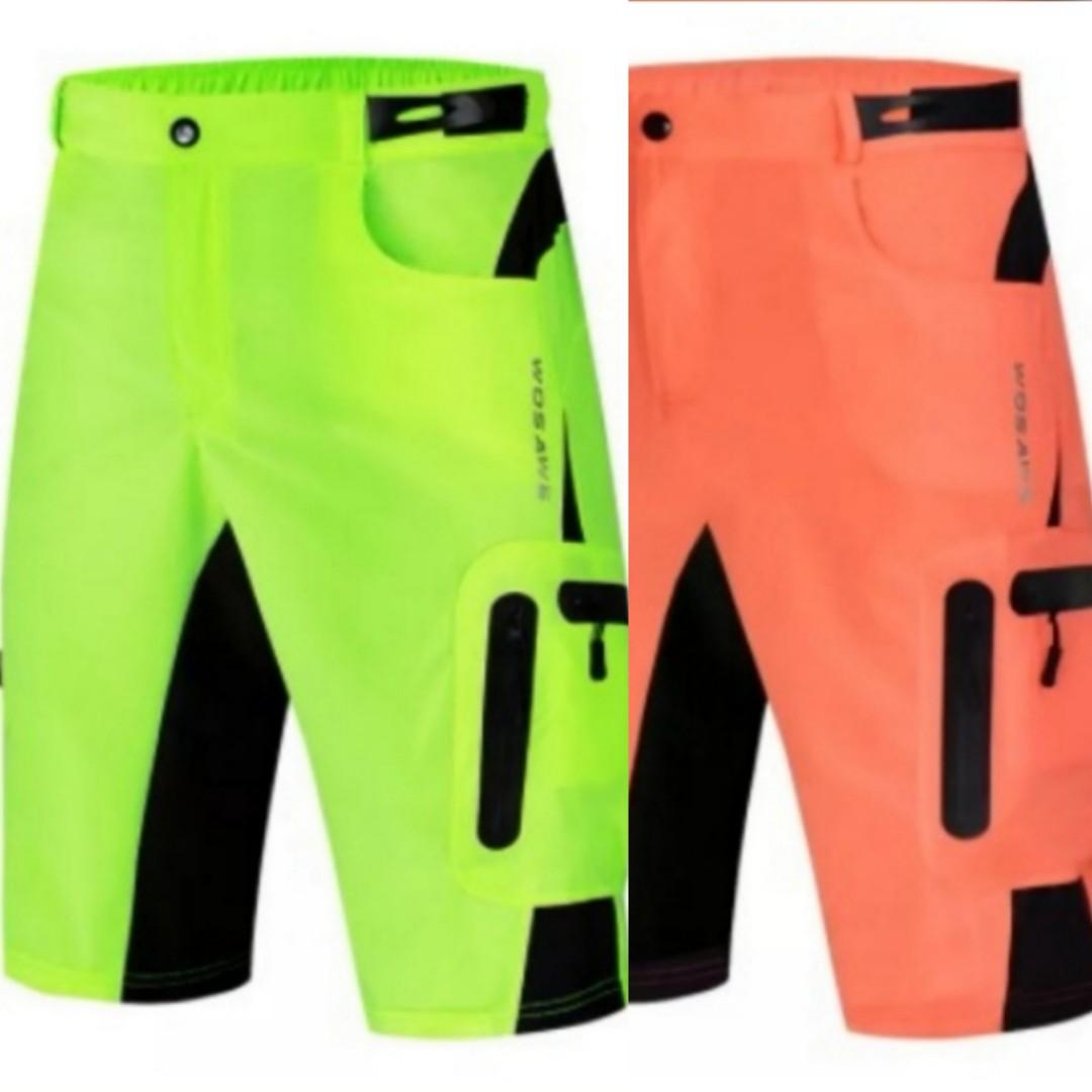 orange bike shorts