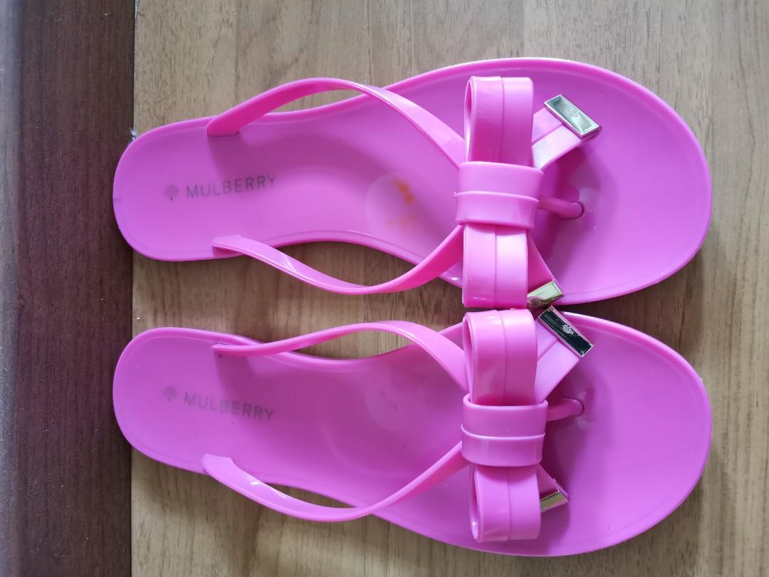 purple jelly sandals womens