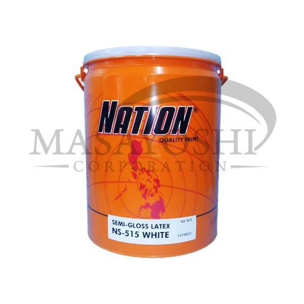 Nation Semi Gloss Latex White NS515 Price Per 1 Gallon Nation