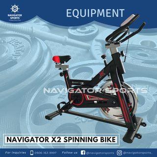 Navigator X2 Spinning Bike with Digital Timer Monitor and Water Bottle