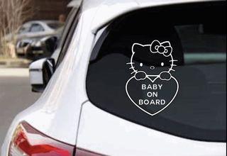 NEW CAR DECAL “ HELLO KITTY” sticker