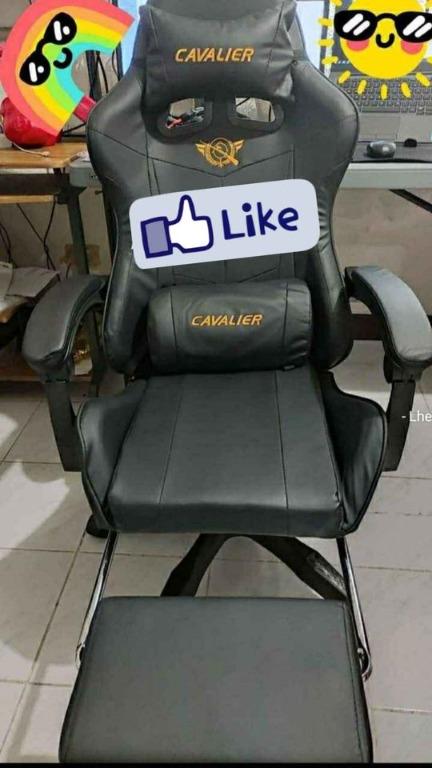 New Cavalier Gaming Chair S2020 BLACK Furniture Home Living Furniture Chairs on Carousell