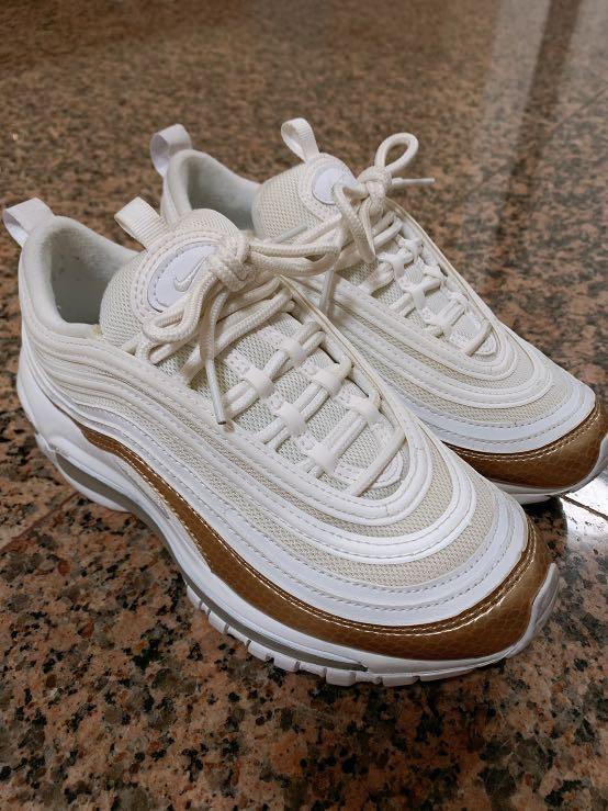 Nike Air Max 97 GS white blush gold