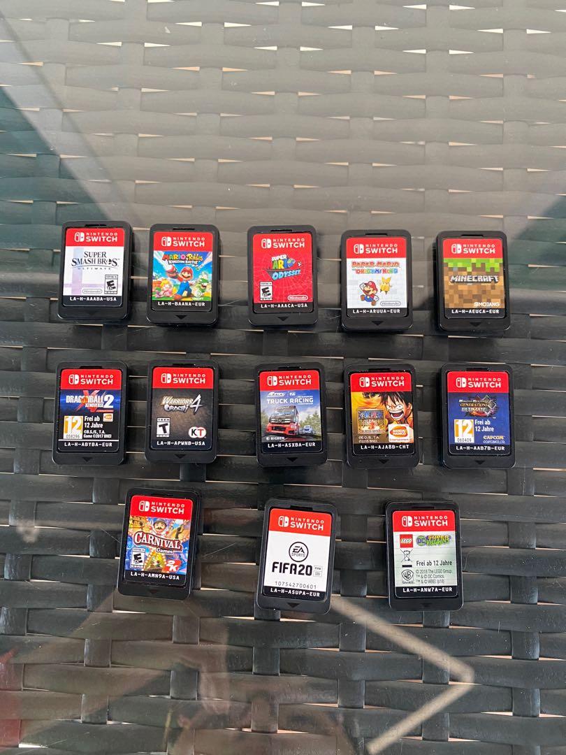 Nintendo switch cartridge best sale with multiple games