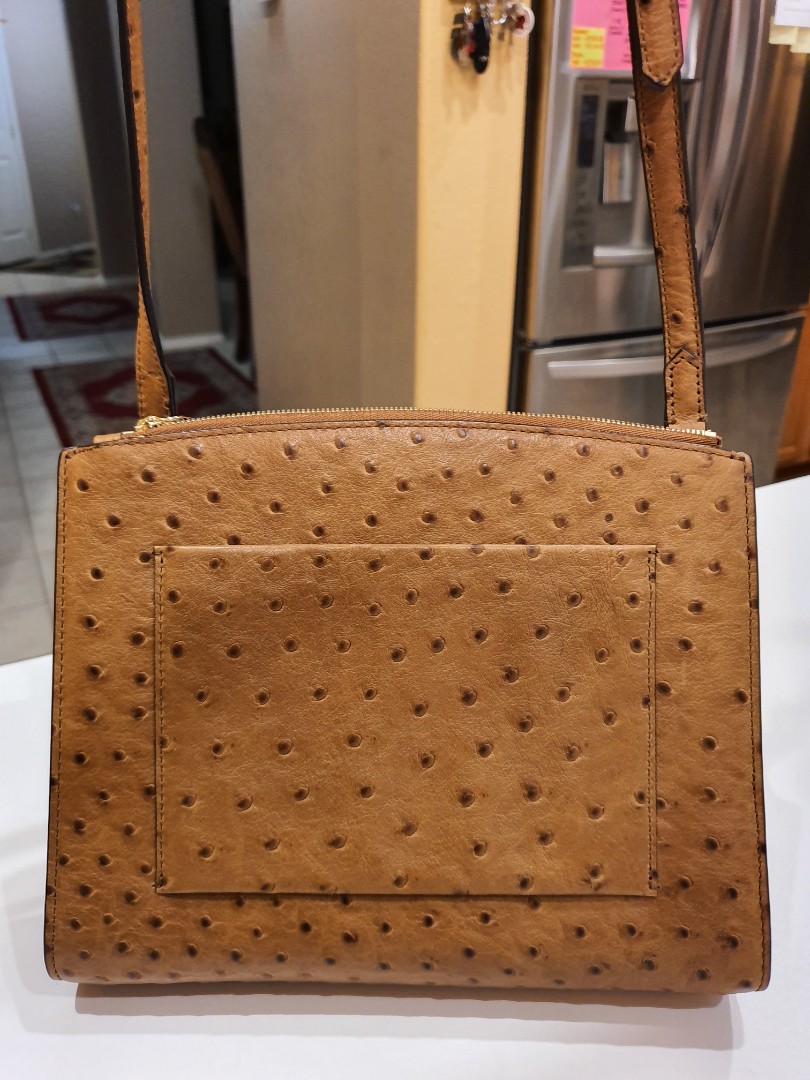 Michael Kors, Bags, Michael Kors Ostrich Leather Wallet