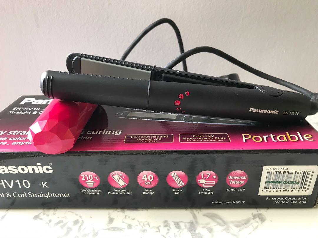 Panasonic EH HV10 straight curl straightener