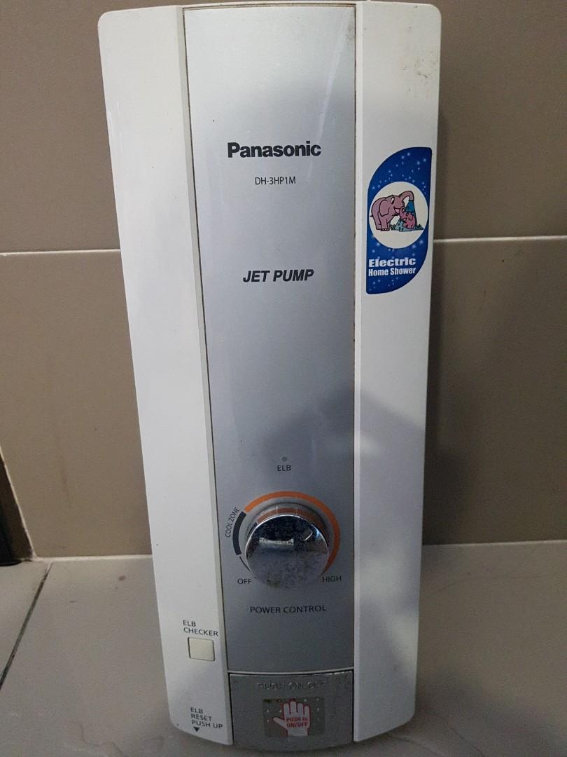 Panasonic Water Heater with Pump, TV u0026 Home Appliances, Water Heater u0026  Instant Showers on Carousell