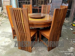 Jolly Plastic Rattan Dining Set Home Furniture Furniture Fixtures Tables Chairs On Carousell