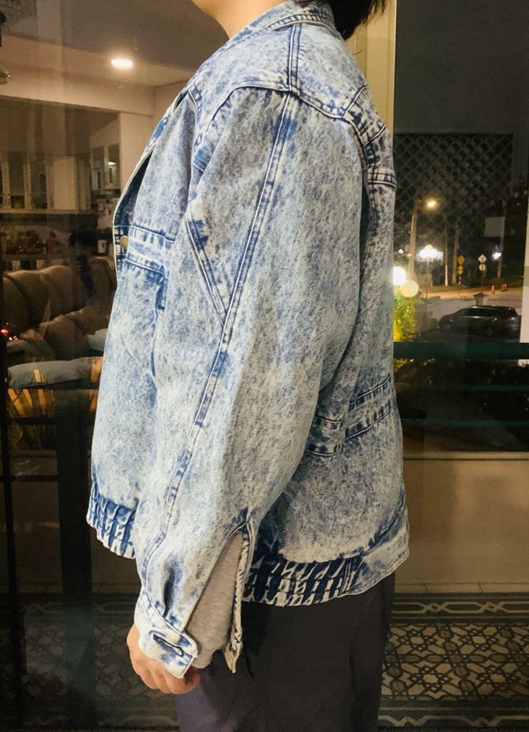 Ruth Douglas Vintage 90s acid wash denim jacket
