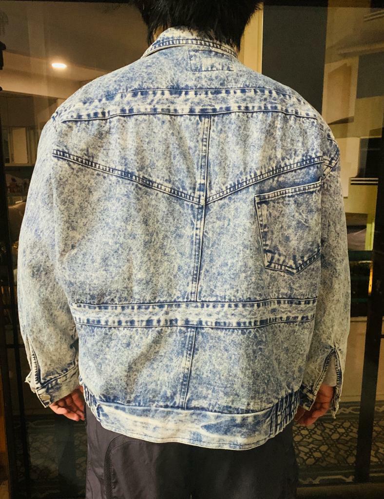 Ruth Douglas Vintage 90s acid wash denim jacket