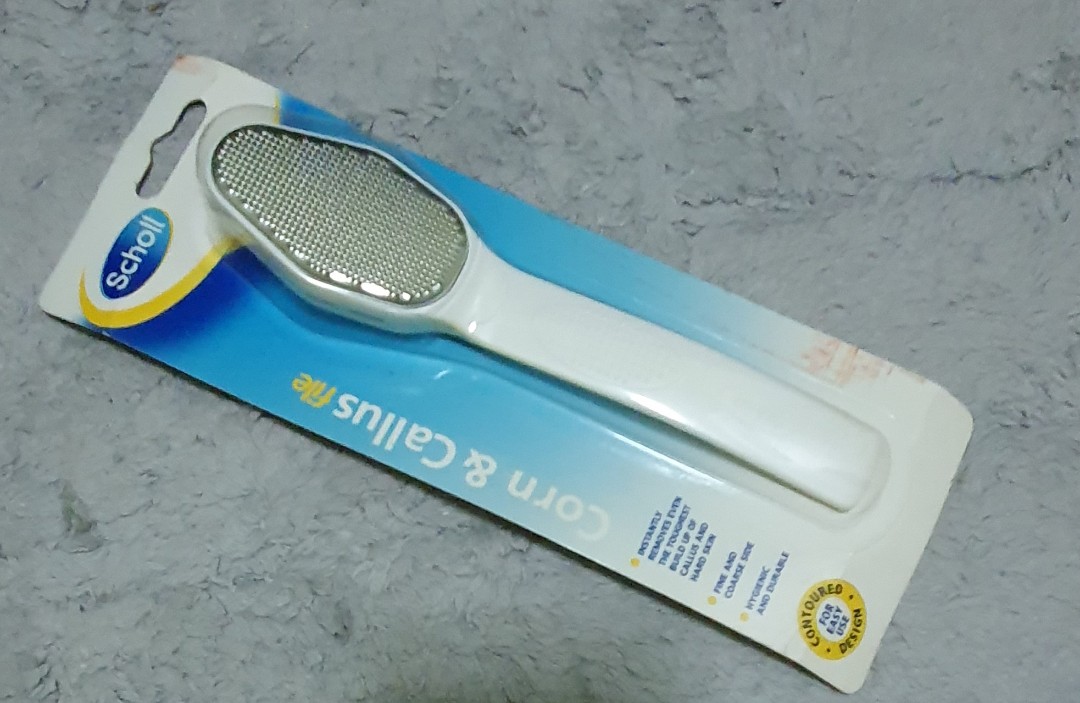 Scholl corn & callus file, Beauty & Personal Care, Foot Care on Carousell