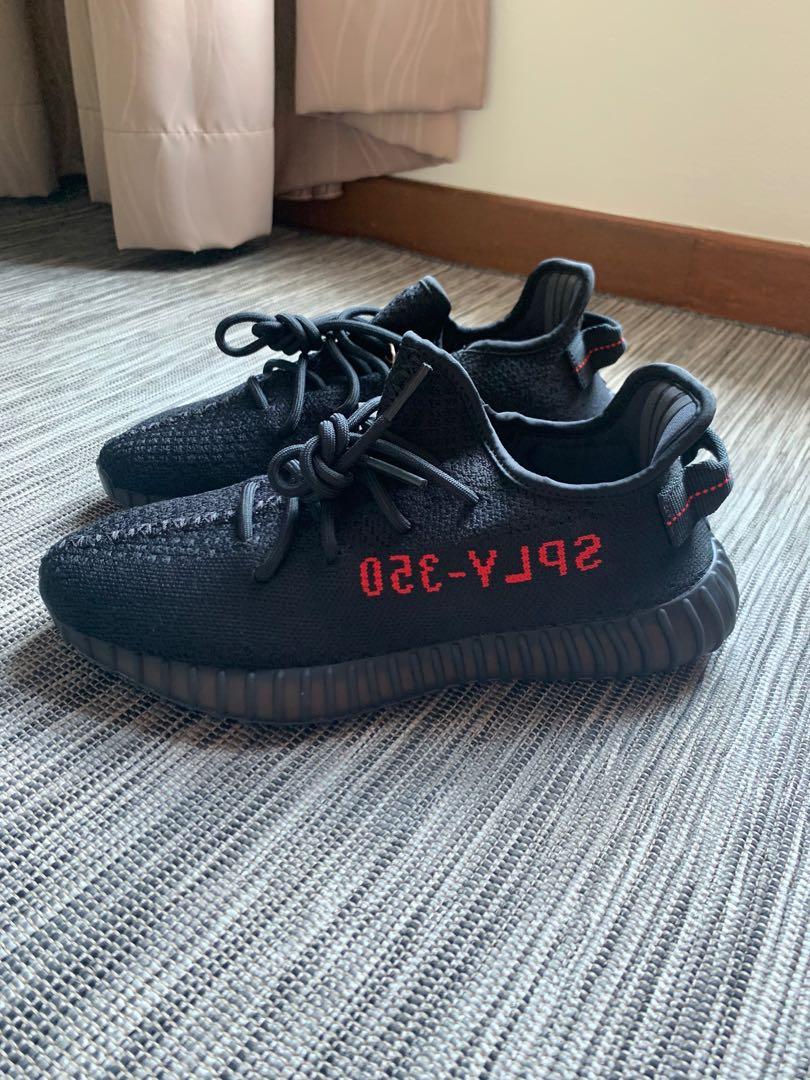 Selling Yeezy 350 V2 Bred 2020 UK 7.5 Men s Fashion Footwear Sneakers on Carousell
