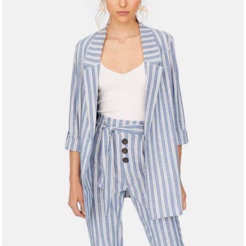 blazer stripe stradivarius