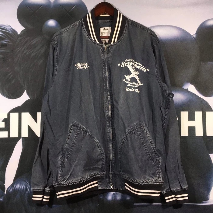 Stussy x Black Sheep Swing Top Jacket Men s Fashion Coats