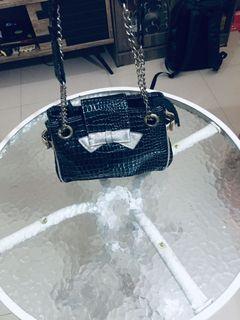 Tas kulit croco glossy