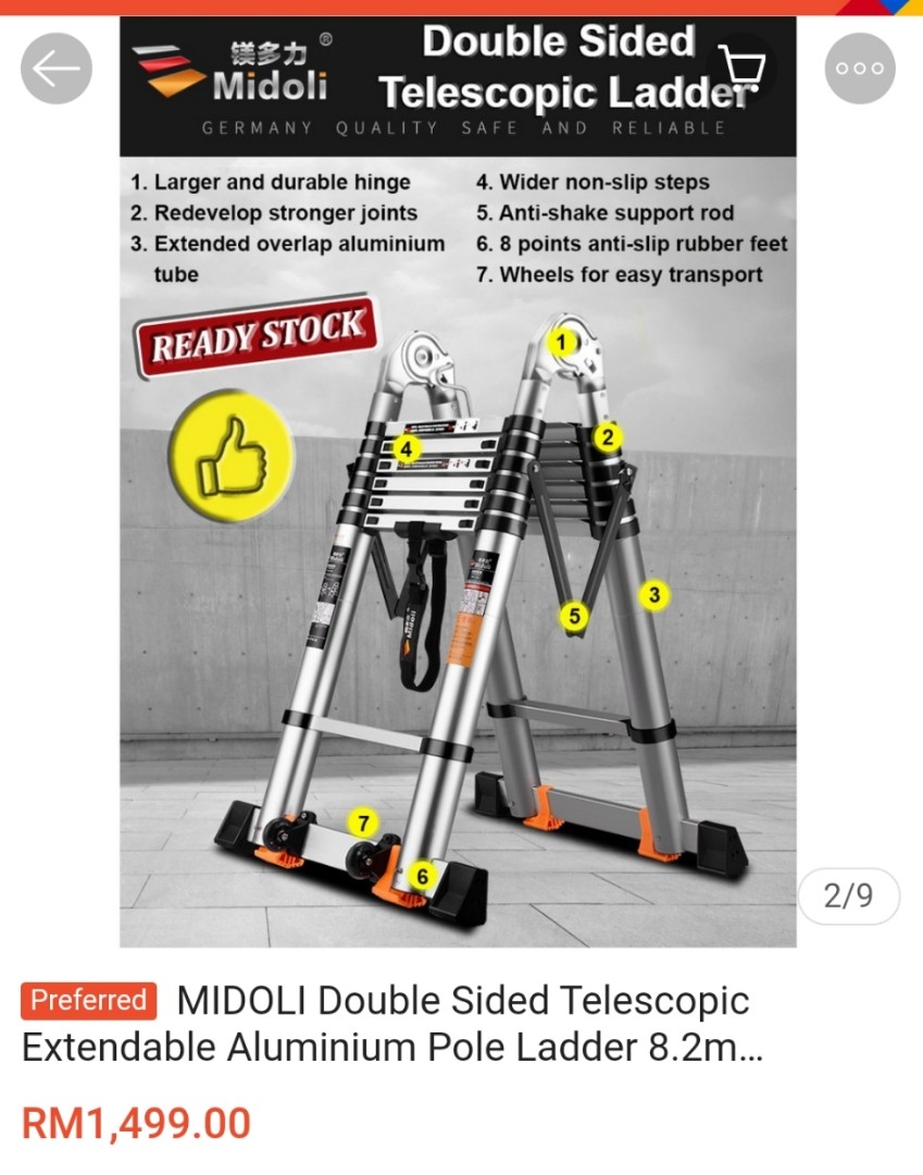 Midoli ladder cheap