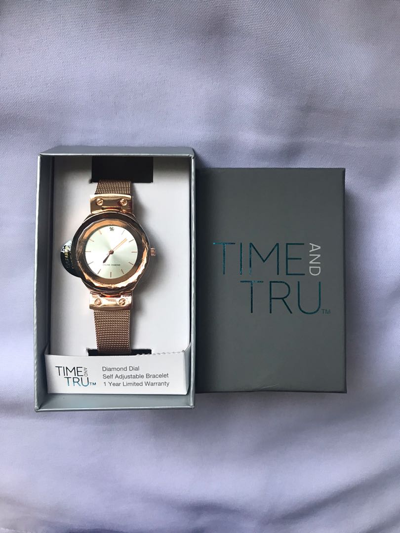 Time and Tru Women s Watch Rosegold