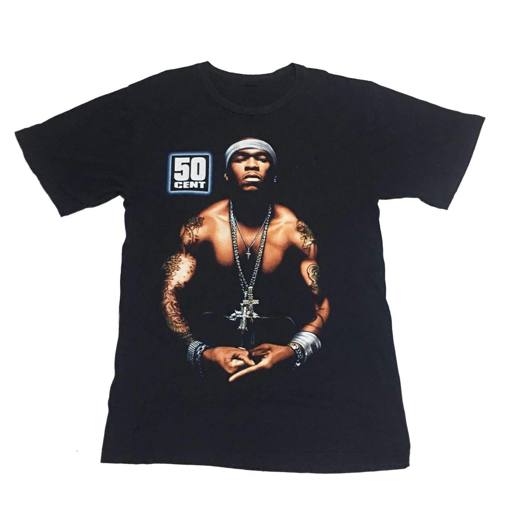Vintage 50 Cent Bootleg Tee, Men's Fashion, Tops & Sets, Tshirts & Polo ...