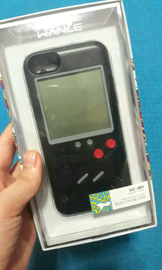Wanle Tetris Gameboy case for iPhone 7/8 (Category: Cases & Sleeves) located in Quezon City. Submitted by tinylittlecorner (Listing ID 1054775407, Image 1). Description: Mobile phone case with Tetris game program complete with extra battery, box and manual. Only used once and still working well..