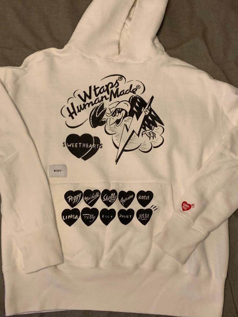 WTAPS X HUMAN MADE HOODIE, 男裝, 上身及套裝, 衛衣- Carousell