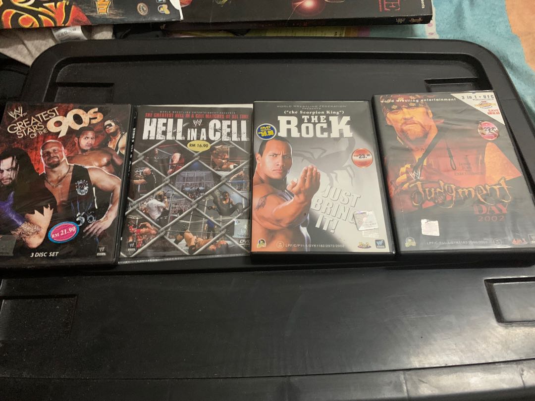 Wcw Cds Wwe wwf wcw vcd wrestling, Hobbies & Toys, Music & Media, CDs & DVDs on ...