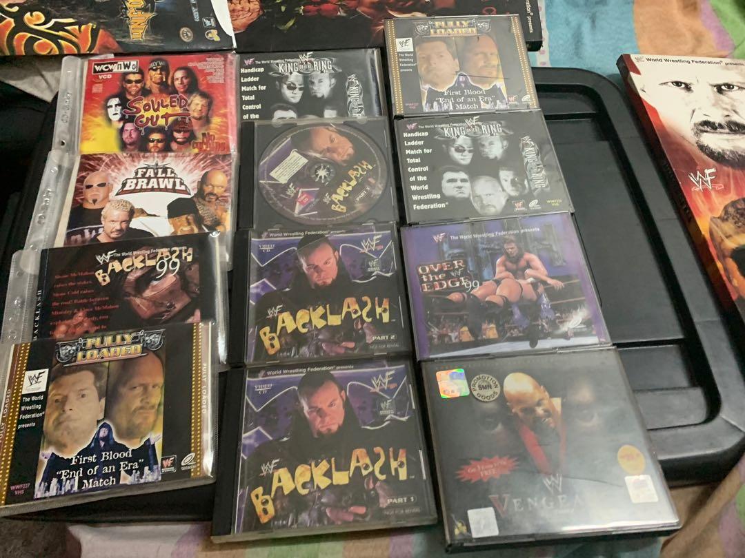 Wcw Cds Wwe wwf wcw vcd wrestling, Hobbies & Toys, Music & Media, CDs & DVDs on ...