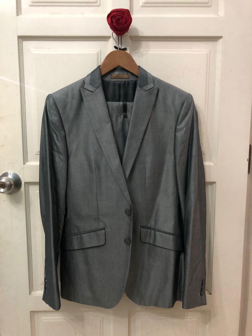 zara men suits & pants, Men's Fashion, Tops & Sets, Formal Shirts on