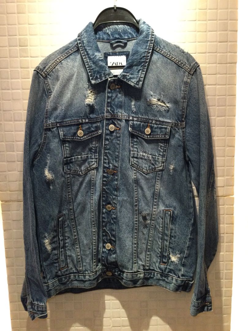 zara man jacket denim